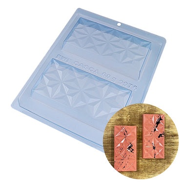 Geometric Bar 3-Part Chocolate Mold (BWB)